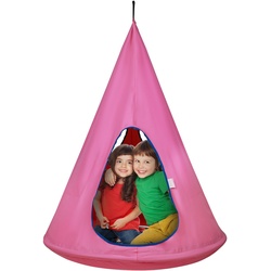 VEVOR Hängehöhle ø 100 x 132 cm Hängesessel 113 kg Tragfähigkeit Hängematte aus 600D Oxford-Gewebe und Stahlrahmen Hängesitz Hängezelt Schaukel Therapieschaukel Hängeschaukel Kinder