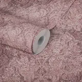 A.S. Création Livingwalls Barocktapete Mata Hari Tapete mit Ornamenten in Vintage Optik Vliestapete rosa rot lila mit Glitzereffekt fein strukturiert 380932