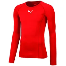 Puma LIGA Baselayer Funktionsshirt langarm Kinder red 152