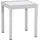 Merxx Balkonausziehtisch 130 x 65 x 75 cm silber/grau