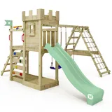 Wickey Spielturm GateFlyer mit Rutsche Pastellgrün