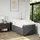 vidaXL Boxspringbett 100 x 200 cm Dunkelgrau