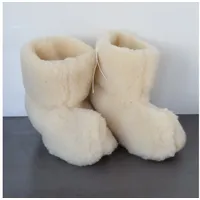 Holzprodukte Hüttenschuhe Hausschuhe Hüttenschuh Schaffell Lammfell Pantoffeln NEU Plüsch Hausschuhe weiß 39 weiß
