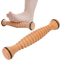 Agatige Fußmassagerolle aus Holz zur Linderung von Müdigkeit Dekompressions-Fußmassageball für alle Altersgruppen