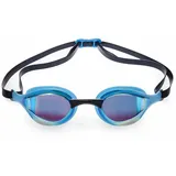 Madwave Alien Rainbow Schwimmbrille Mit Spiegelglas - Azure / Black - One Size