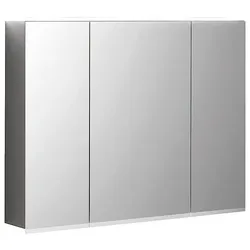 Spiegelschrank Geberit Option Plus mit LED-Beleuchtung, 3 Türen, 900 x 700 x 172 mm - 500594001