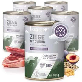 görges naturpharma gmbh Hundefutter Ziege mit Hirse 6 x 400 g