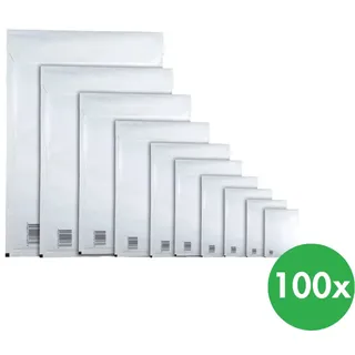 Luftpolstertaschen, weiß, 200x275 mm, 100 Stk.