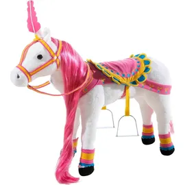 HEUNEC KARUSSELLPFERD weiß mit Sound