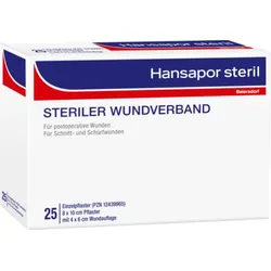 Hansapor steril Wundverband 8x10 cm 25 St
