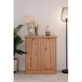 Livetastic Kommode 80 x 90 x 35 cm Braun