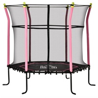 Homcom Kindertrampolin 5,3FT mit Sicherheitsnetz & Randabdeckung, Gummiseil, 163,5 cm hoch, für Kinder bis 60 kg, ideal für Garten Aosom.de