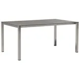OUTLIV. Ausziehtisch 140/178/210x70cm Edelstahl/Glaskeramik Dunkelgrau
