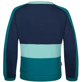 TROLLKIDS Verdal Sweatshirt - Navy / Teal / Aqua - 104 cm