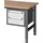 Rau Unterbauschrank Stahl H39,5xB49,T60 cm anthrazitgrau/lichtgrau 2 Schubladen Einfachauszug