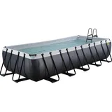EXIT TOYS Exit Black Leather Pool mit Sandfilterpumpe
