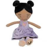 jollein Stoffpuppe Kuschelpuppe - Doll Daisy - 100% Polyester - 32x10x6cm - Kuscheltier - Puppe