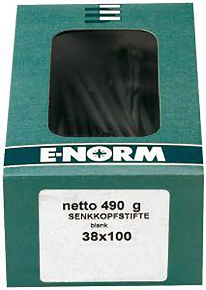 E-NORM Drahtstift vers. blank 5,5x160 a 1,0kg (Inh. 10 Pack)