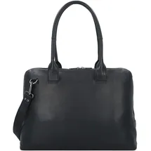 Plevier Canton Schultertasche Leder Black