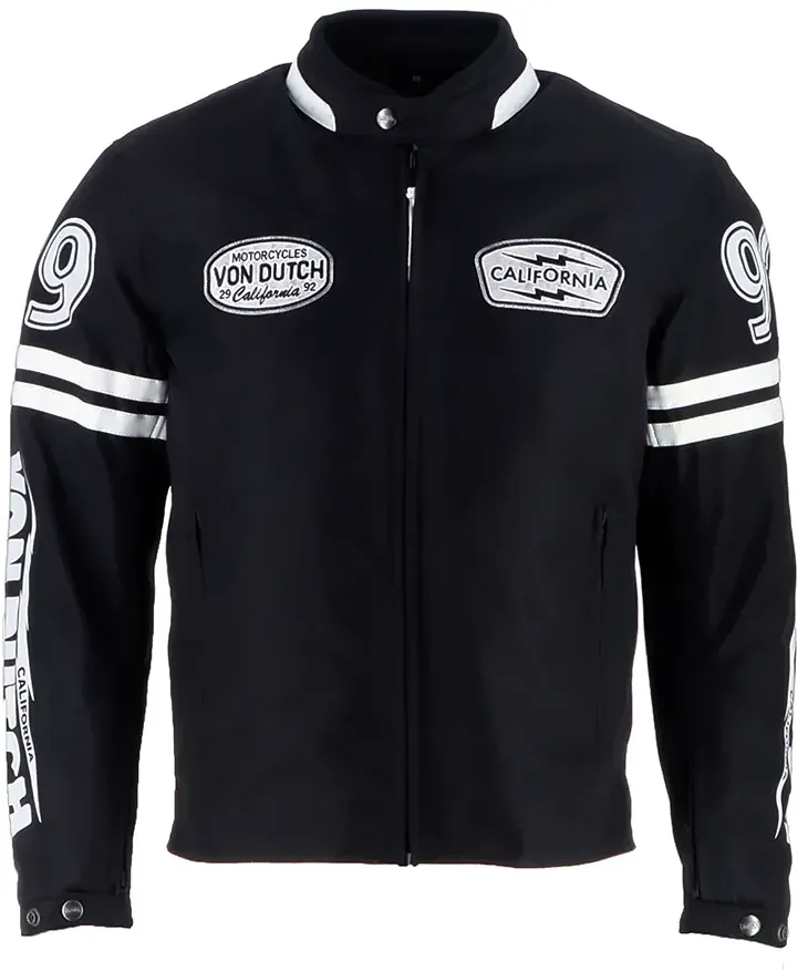 Von Dutch California Jacke - Black / White - M
