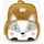 Nuvita 8740 | Kinderrucksack | Aufbewahrungstasche | Tasche mit Fächern | Ergonomischer Kinder-Rucksack | Rucksack mit verstellbaren Gurten für Vorschulkinder | (1-3 Jahre) |Ocker/Katze