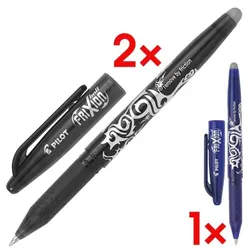 Pilot 2x Tintenroller »Frixion« inkl. Tintenroller »FriXion Ball 0.7« schwarz