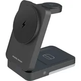 mobile origin PW28, 3in1 Foldable Charging Stand with light, - black