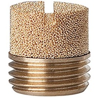Riegler Sinterbronce-Schalldämpfer, Schlitz, G 3/8, max. 10 bar