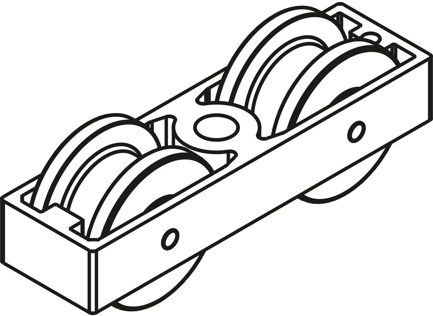 Hawa HAWA Junior 100 Laufwerk für Tragschraube M10