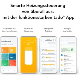 tado° Smartes Heizkörperthermostat X – Starter Kit mit Bridge X, Heizungssteuerung per App und Smart Speaker (Alexa, Siri, Google Assistant), Energie sparen, DIY Installation, nicht kompatibel mit V3+