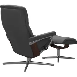 Stressless Mayfair mit Cross Base Leder 83 x 102 x 74 cm grey batick