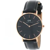 Daniel Wellington Classic Black Sheffield Leder 40 mm DW00100127