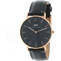 Daniel Wellington Classic Black Sheffield Leder 40 mm DW00100127