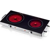 Heinrich's Heinrich ́s Doppelkochplatte 2800W, Kochplatte, Schwarz