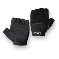 Chiba Athletic Trainingshandschuhe Schwarz S