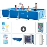 Rechteckiger Frame Pool - 450x220x84 Cm - 7-teilig  S38