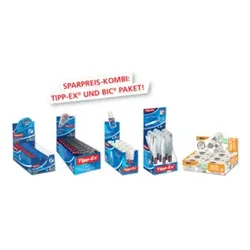 BIC Warenpaket 52ST Tipp Ex/Bic sortiert 506420