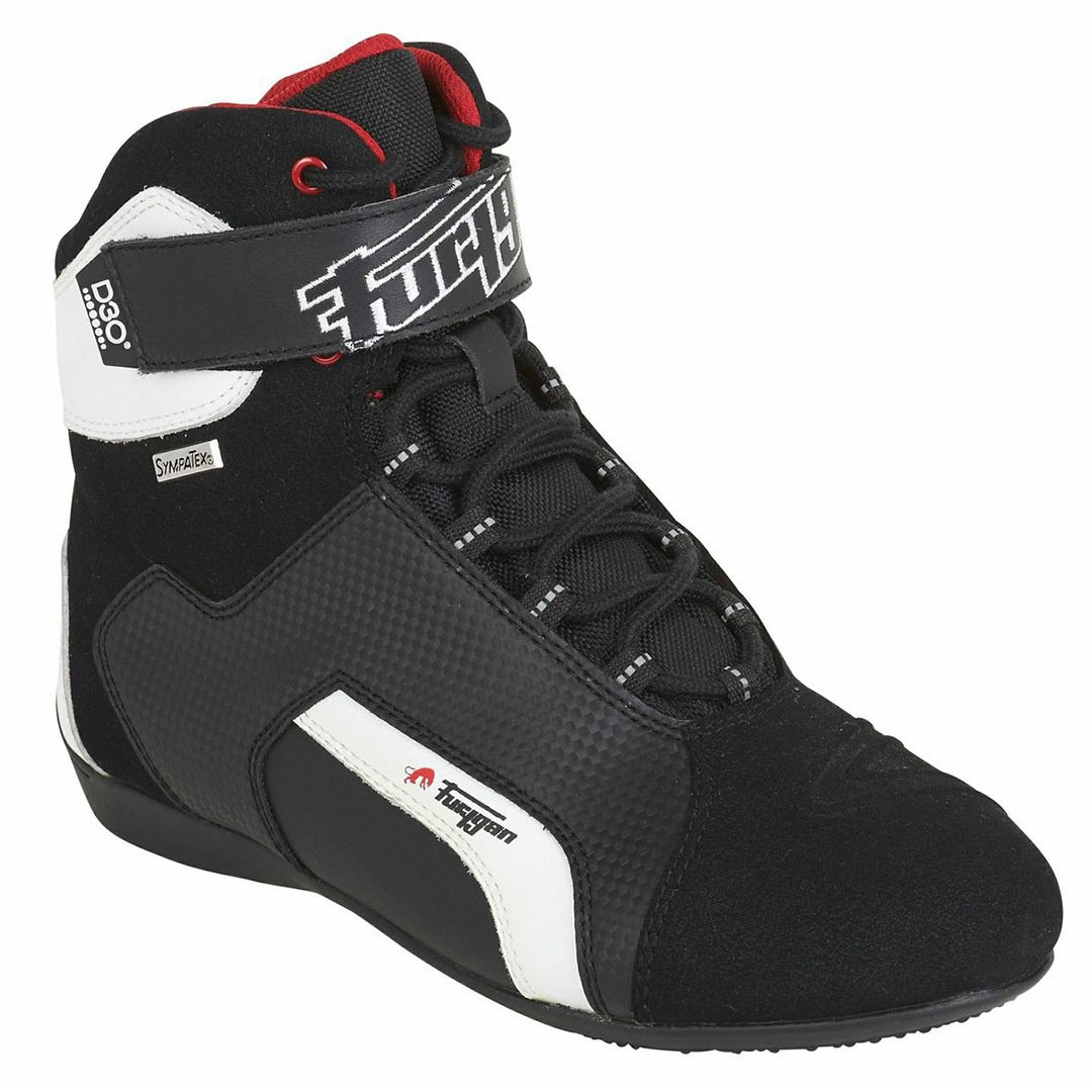 Furygan Jet D3O Sympatex Motor schoenen, zwart-wit, 42 Voorman