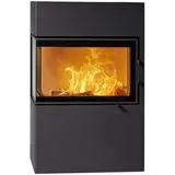 AUSTROFLAMM Kaminofen | Dexter 2.0 | 6,0 kW | Keramott Carbon Grey | Türanschlag wählbar