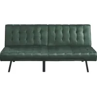 Atlantic Home Collection 2-Sitzer "Pierre", grün, B:180cm H:82cm T:86cm, ATLANTIC HOME COLLECTION, Sofas, Schlafsofa, mit 3-stufiger Rasterfunktion, mit Wellenunterfederung