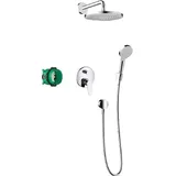 Hansgrohe Crometta S 240, mit Unterputzarmatur Focus, verchromt 27958000