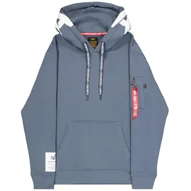 Alpha Industries Alpha Hoodie denim blau 2