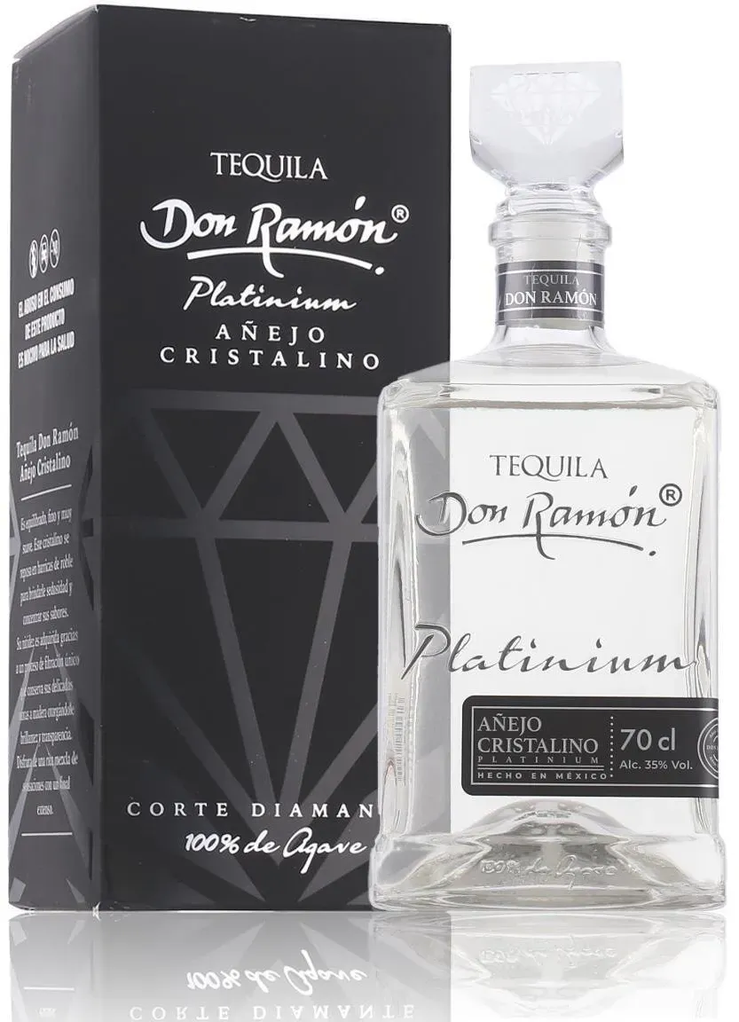 Don Ramon Tequila Platinium Anejo Cristalino 35% Vol. 0,7l in Geschenkbox