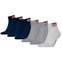 Levi's Kurzsocken 6er Pack Mehrfarbig 43-46