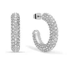 BERING Kreolen aus Edelstahl mit Steinchen - Bering Jewelry Modell: 739-17-05