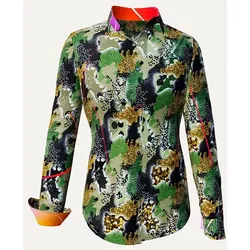 NO TERROR NO WAR - Bluse mit Tarnmuster - GERMENS
