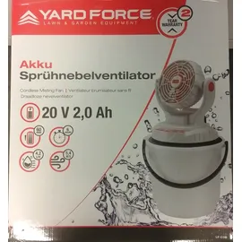 Yard Force LF C36 Akku Sprühnebelventilator Orange