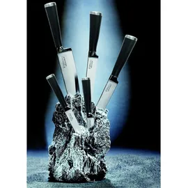 STONELINE STONELINE® EXCALIBUR® Edelstahl-Messer-Set, 7-tlg., mit Messerblock