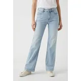 MAC Dream Wide Leg Jeans in Hellblau-D36 / L32