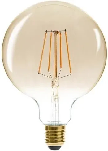 Globe G125 LED-Glühbirne mit geradem Filament, bernsteinfarben